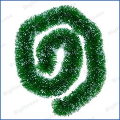 Ghirlanda Abete Verde con Neve Innevato Decorazioni di Natale Pino Artificiale