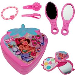 Kit Bellezza Trousse Trucchi Giocattoli per Bambine Ragazze Fragola Contenitore