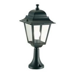 Lampioncino da Cancello Lanterna Lampada E27 Paletto Luminoso per Ingresso 100W