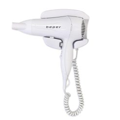 Phon Asciugacapelli da Parete Beper Bianco Comodo Leggero e Compatto 2000W