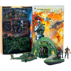 Set Soldatini con Veicoli Militari Giocattoli per Bambini 2 Modelli Assortiti