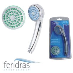 Soffione Doccia Erogatore Acqua Bagno Doccino Autopulente Doccetta + Ricambio