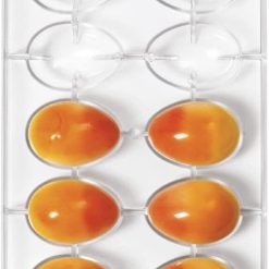 Stampo Uova Decora Policarbonato 10 Cavità Piccolo per Decorare Uova di Pasqua