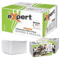 Tovaglioli Expert Horeca Set 30 Confezioni 190 Fogli Bianco Comodi Resistenti