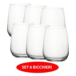 Set Bicchieri in Cristallo Restaurant 43 CL  3/6 Pezzi Ideali per Acqua e Bibite - immagine 8