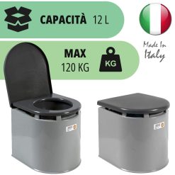 Bagno Chimico Duemila WC Gabinetto Water Portatile Campeggio Escursioni Camper