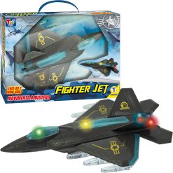 Caccia Bombardiere Giocattolo per Bambini Aereo da Guerra Jet da Combattimento