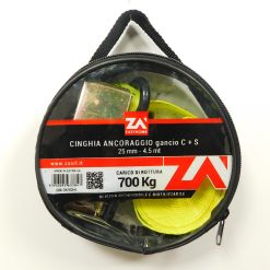 Cinghia a Cricchetto da 25 mm per Ancoraggio Fissaggio con Gancio C+S 4