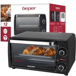 Forno Fornetto Elettrico 12L con Vassoio e Griglia Timer 30 Minuti 1050W
