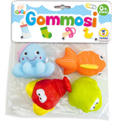 Giocattoli Bagnetto Piovra 4pz Vasca Bambini Piccoli Neonati Paperelle Bagno