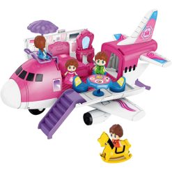 Giocattoli per Bambine Maya in Viaggio Aeroplano con Accessori Aereo Apribile