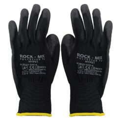 Guanti Lavoro Antiinfortunistica Antitaglio Rivestiti Poliestere Multiuso 10/L