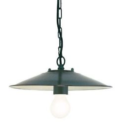 Lampada da Soffitto Piccola Lampadario con Catena Sospensione E27 Nero 25 W