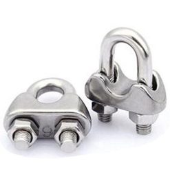 Morsetti per Cavo in Acciaio Fune Corda Metallica Serracavo Fissaggio Resistente