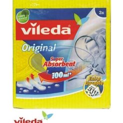Panno Spugna Vileda Originale Conf. 3 Pz. Straccio Super Assorbente