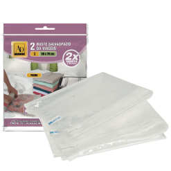 Buste Sottovuoto Abiti Vestiti Indumenti Biancheria 2pz No Aspirapolvere 70×50cm