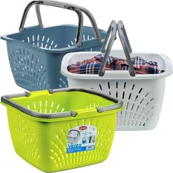 Cestino per Panni Bucato Bacinella Grande Forata 18