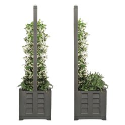 Bama Fioriera Separè Resina 120L per Giardino Piante Fiori - immagine 5