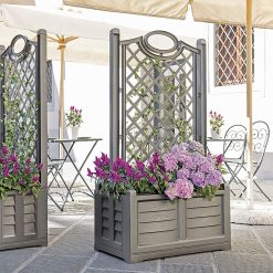 Bama Fioriera Separè Resina 120L per Giardino Piante Fiori - immagine 8