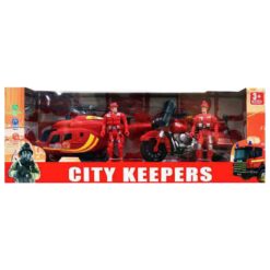 Giocattoli per Ragazzi 2 Pompieri Elicottero Moto City Keepers Bambini 3+ Anni