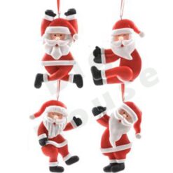 Pendente Decorazioni Natalizie Babbo Natale Divertente per Albero di Natale