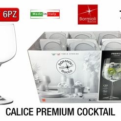 Set 6 Calici Premium 76 cl Premium Cocktail Calice Vino Ristorante Horeca Bar