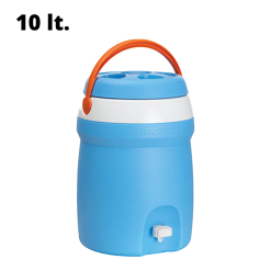 Dispenser Frigo Termico Contenitore Acqua Bevande con Rubinetto Mare Montagna - immagine 6