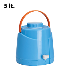 Dispenser Frigo Termico Contenitore Acqua Bevande con Rubinetto Mare Montagna - immagine 5