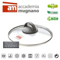 Accademia Mugnano - Cuore di Pietra Cop.in Vetro cm.32 - CPCPV32