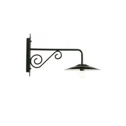 Applique in basso design antico lampada da parete in metallo grigio