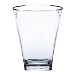 BREVETTI WAF, Secchiello per Ghiaccio Quadra Bucket per 1 Bottiglia, Trasparente, capacità 3,6L
