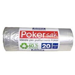 Bama 60 Buste Sacchi per PATTUMIERA Poker Sacco Busta Raccolta DIFFERENZIATA