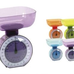 Bilancia Da Cucina Analogica In Plastica Portata 5kg Colori Ass. 1pz 40g