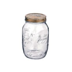 Bormioli Quattro Stagioni - Set di 12 barattoli per Conserve, 1 litro