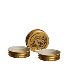 Bormioli Rocco Original Quattro Stagioni, Oro, Confezione da 3 Pezzi, 56 mm