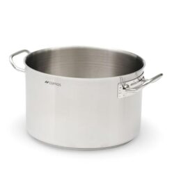 Casseruola Alta Senza Coperchio Magna Expert, Acciaio Inossidabile, Pentola Professionale con Manici (1, Ø 34 cm, 2 Manici)