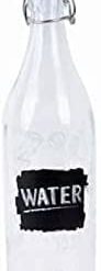 Cerve Set di 6 Bottiglie Lory 1 LT Decoro Lavagna Water