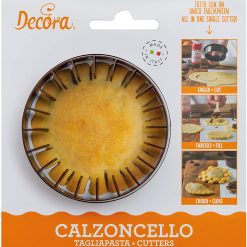 Decora 0255086 Tagliapasta Calzoncello, Marrone, 12x9x4 cm