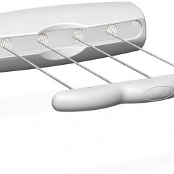 Gimi Rotor Stendibiancheria da Parete in Resina, Stendibili