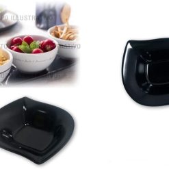 ILSA CIOTOLINA MELAMINA CM. 8X7X2h NERO LE PETIT DIAMONDS