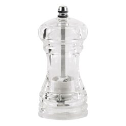 ILSA ChefPlus Macinapepe in Acrilico, Macina in Ceramica, Altezza 15 cm