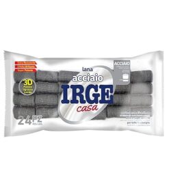 Irge Lana Acciaio 24 Rotolini 100 gr, Multicolor