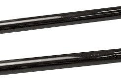 La Briantina Manico Professionale per Scope, in Metallo Plastificato ad Alto Spessore, Lunghezza 130 cm, Nero