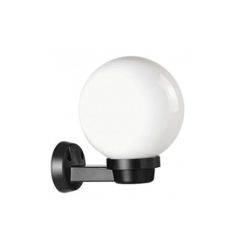 Lanterna Da Parete 'Globo' Tipo Ascendente. Struttura In Termoplastico. Adatta Per Lampade Ad Incandescenza E A Risparmio Energetico. Attacco E27, Ip43. Sfera Da Ø 20 Cm.