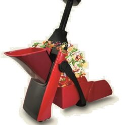 Mandolina Samurai Press e Vai, Affettaverdure Professionale con Sistema di Sicurezza, Lame in Acciaio Inox, Contenitore Raccolta (2)