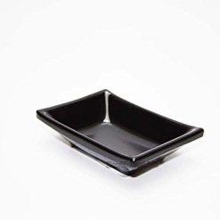 PIATTINO RETTANGOLO NERO