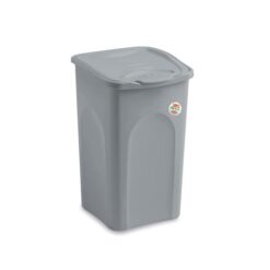 PORTA BIANCHERIA 50LT. CHIUSA E GRIGIA LINEA PRIMAVERA