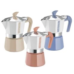 Pedrini Macchinetta Caffè Caffettiera My Moka Color 1 Tazza 3 Colori