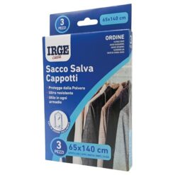 SACCO SALVA CAPPOTTI CM.65X140 SET 3 PZ.