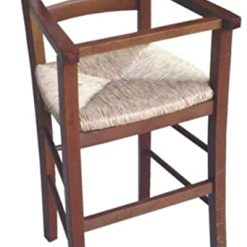 SEGGIOLONE BIMBO CON PROTEZIONE SEDUTA PAGLIA NOCE PRIME